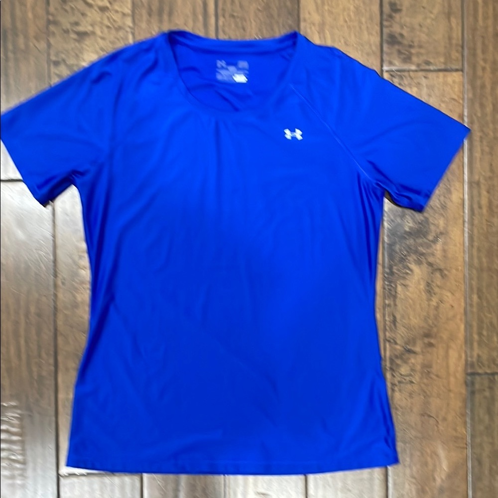 Under Armour Blue Fitted Short Sleeve T-Shirt
